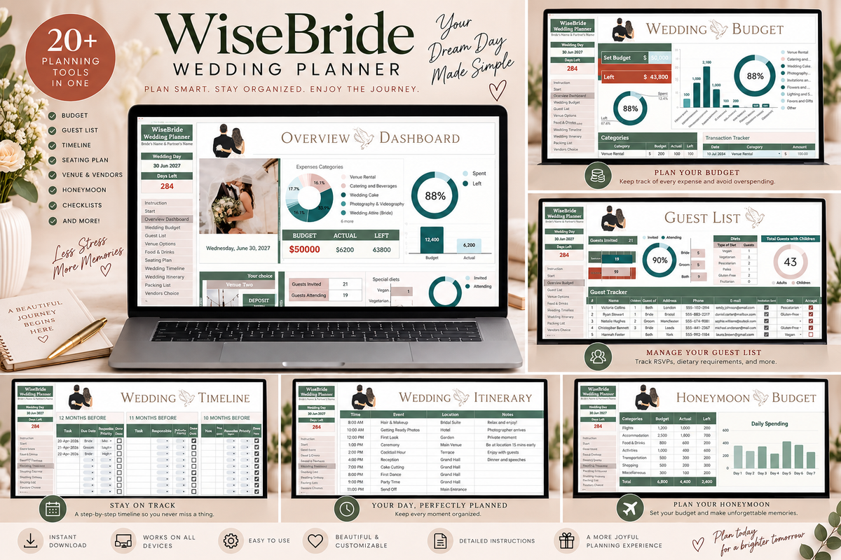 WiseBride Wedding Planner — Budget-Friendly & More