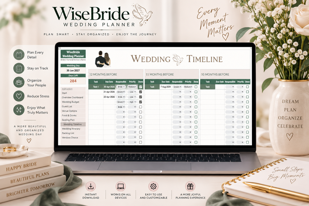 WiseBride Wedding Planner — Budget-Friendly & More